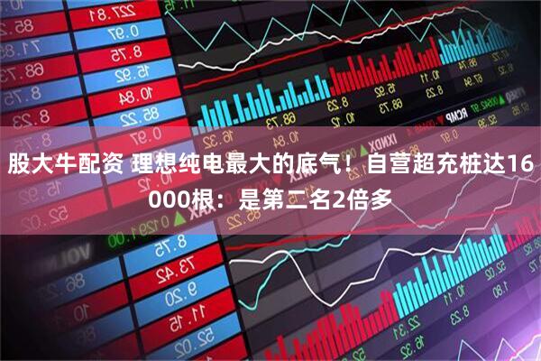 股大牛配资 理想纯电最大的底气！自营超充桩达16000根：是第二名2倍多